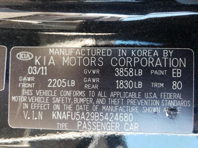 Photo 10 from auction – 2011 KIA FORTE EX with VIN KNAFU5A29B5424680
