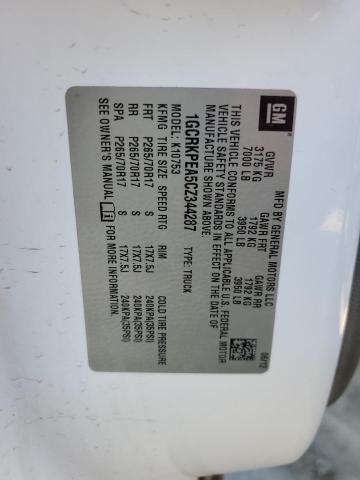 Photo 10 from auction – 2012 CHEVROLET SILVERADO with VIN 1GCRKPEA5CZ344287