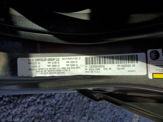 Photo 10 from auction – 2012 CHRYSLER 200 TOURIN with VIN 1C3BCBEB9CN262746