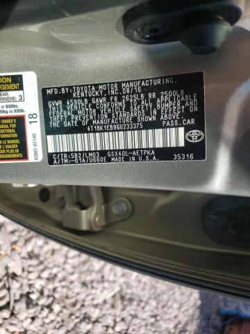 Photo 10 from auction – 2016 TOYOTA AVALON XLE with VIN 4T1BK1EB9GU233375