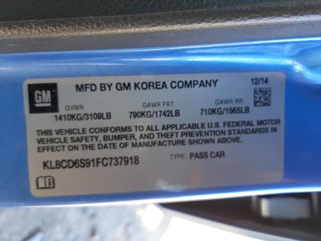 Photo 10 from auction – 2015 CHEVROLET SPARK 1LT with VIN KL8CD6S91FC737918