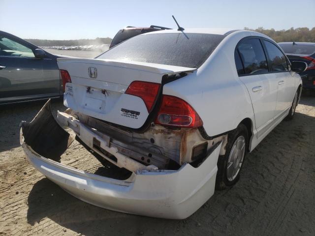 Photo 4 from auction – 2008 HONDA CIVIC HYBR with VIN JHMFA36288S030640