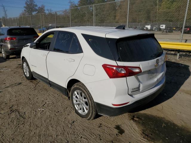 Photo 3 from auction – 2020 CHEVROLET EQUINOX LS with VIN 3GNAXHEV8LS737860