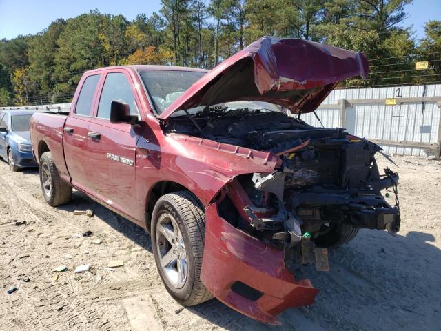 DODGE RAM 1500 S 2012 with VIN 1C6RD7FT2CS326968 - Photo from auction