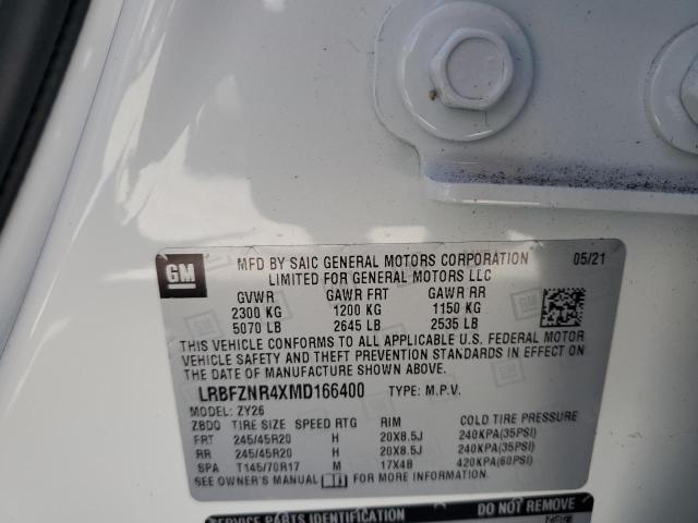 Photo 10 from auction – 2021 BUICK ENVISION E with VIN LRBFZNR4XMD166400