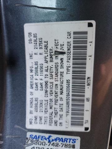 Photo 10 from auction – 2009 ACURA TL with VIN 19UUA86509A006485