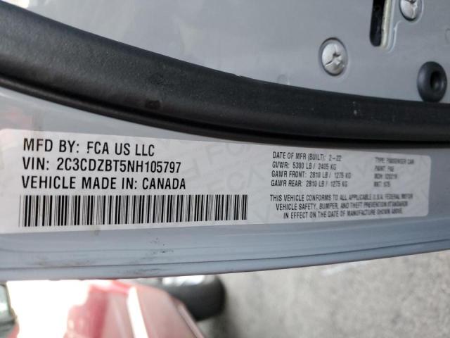 Photo 10 from auction – 2022 DODGE CHALLENGER with VIN 2C3CDZBT5NH105797