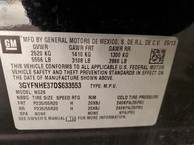 Photo 10 from auction – 2013 CADILLAC SRX PERFOR with VIN 3GYFNHE37DS633553