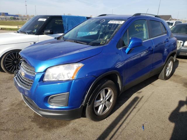 Photo 2 from auction – 2016 CHEVROLET TRAX 1LT with VIN KL7CJPSB9GB597095