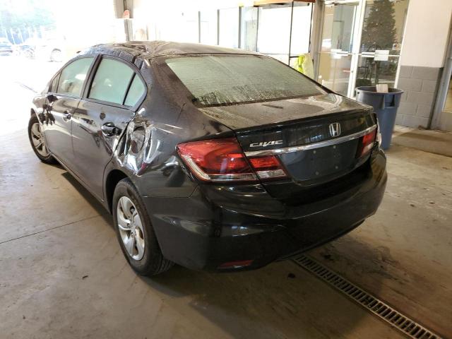Photo 3 from auction – 2013 HONDA CIVIC LX with VIN 2HGFB2F50DH556265