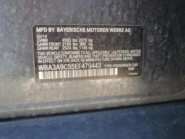 Photo 10 from auction – 2014 BMW 335 I with VIN WBA3A9C55EF479443