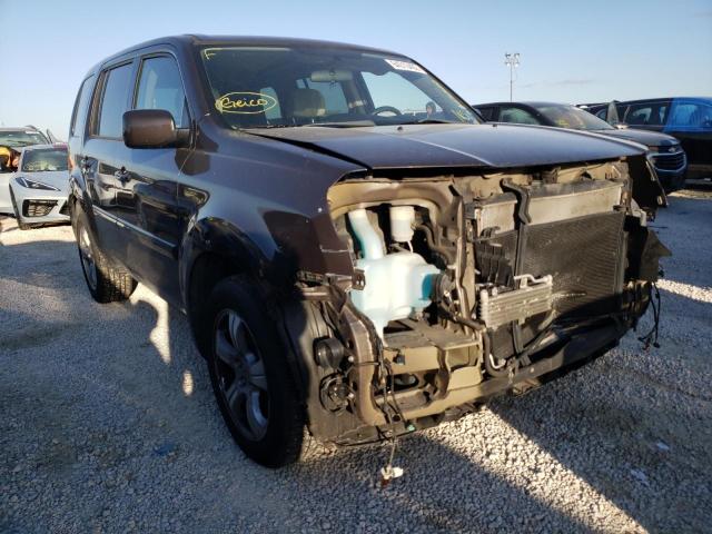 HONDA PILOT EX 2014 with VIN 5FNYF4H46EB007950 - Photo from auction