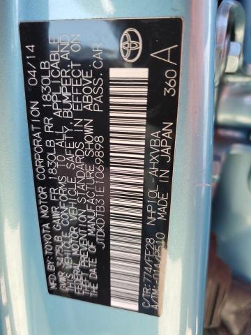 Photo 10 from auction – 2014 TOYOTA PRIUS C with VIN JTDKDTB31E1069898