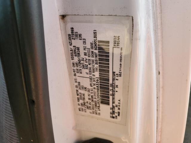 Photo 10 from auction – 1997 FORD ECONOLINE with VIN 1FBJS31S5VHB83361