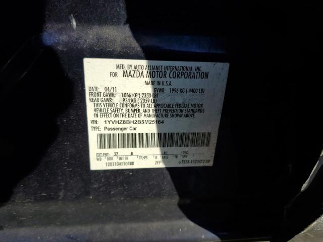Photo 10 from auction – 2011 MAZDA 6 I with VIN 1YVHZ8BH2B5M25164