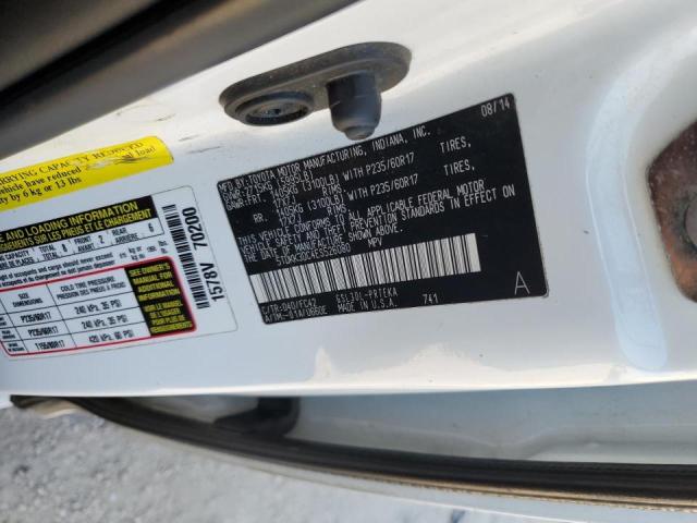 Photo 10 from auction – 2014 TOYOTA SIENNA LE with VIN 5TDKK3DC4ES526080