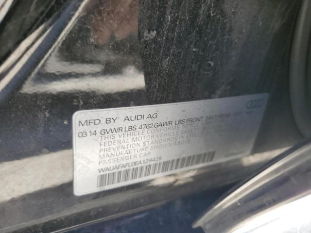 Photo 10 from auction – 2014 AUDI A4 PREMIUM with VIN WAUAFAFL0EA129428