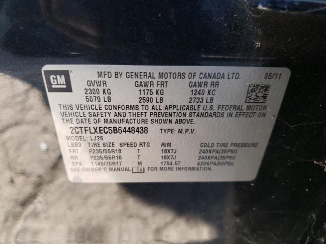 Photo 10 from auction – 2011 GMC TERRAIN SL with VIN 2CTFLXEC5B6448438