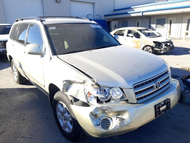 TOYOTA HIGHLANDER 2002 with VIN JTEGF21A920036428 - Photo from auction