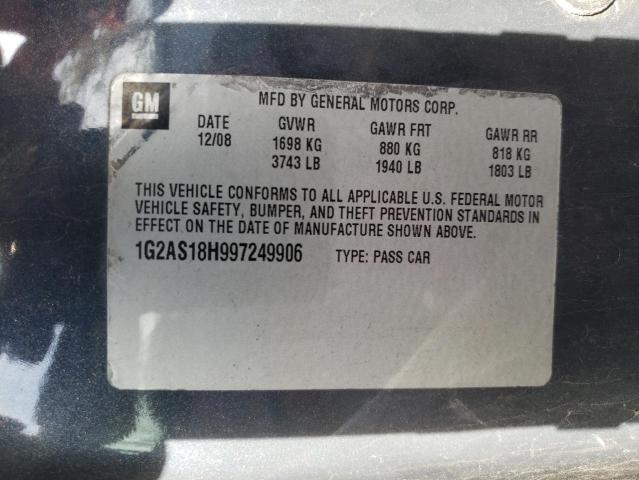 Photo 10 from auction – 2009 PONTIAC G5 with VIN 1G2AS18H997249906
