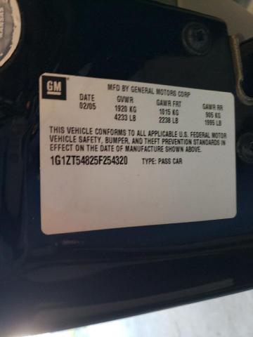 Photo 10 from auction – 2005 CHEVROLET MALIBU LS with VIN 1G1ZT54825F254320