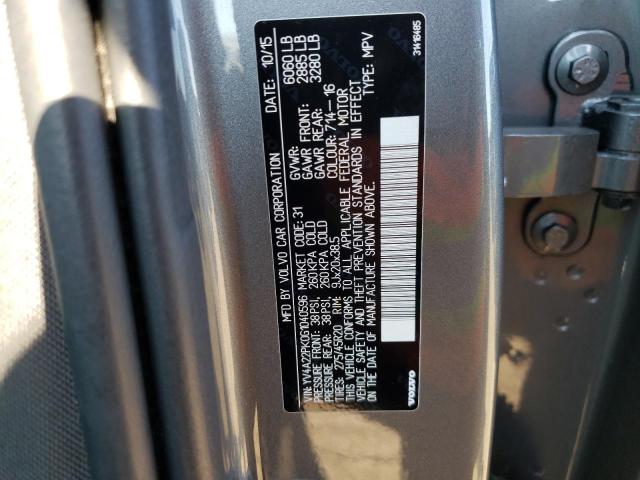 Photo 10 from auction – 2016 VOLVO XC90 T6 with VIN YV4A22PK0G1040596