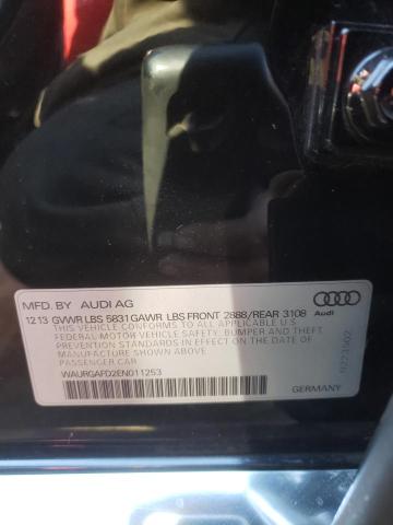 Photo 10 from auction – 2014 AUDI A8 L QUATT with VIN WAURGAFD2EN011253