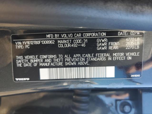 Photo 10 from auction – 2015 VOLVO S60 PREMIE with VIN YV1612TB0F1308962