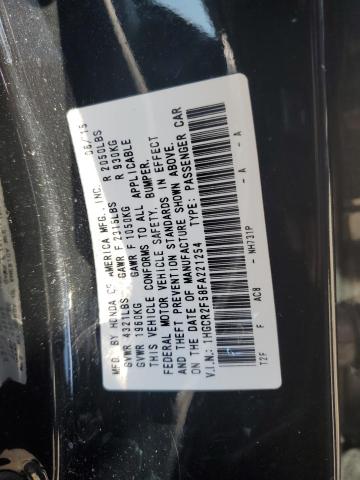 Photo 10 from auction – 2015 HONDA ACCORD SPO with VIN 1HGCR2F58FA221254