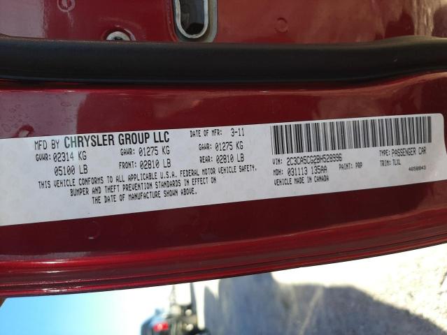 Photo 10 from auction – 2011 CHRYSLER 300 LIMITE with VIN 2C3CA5CG2BH528996
