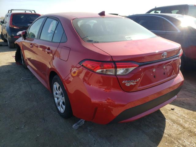 Photo 2 from auction – 2021 TOYOTA COROLLA LE with VIN 5YFEPMAE3MP234700
