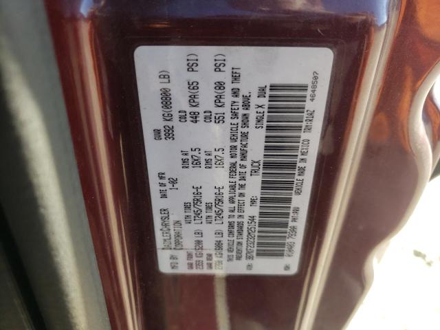 Photo 10 from auction – 2002 DODGE RAM 2500 with VIN 3B7KF23Z32M251544
