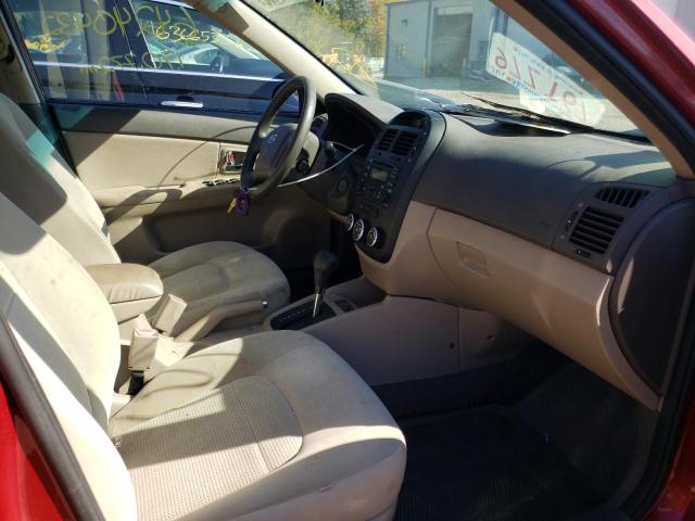 Zdjęcie 5 z aukcji – 2009 KIA SPECTRA EX z VIN KNAFE222695653337