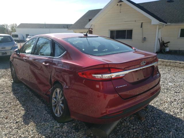 Photo 3 from auction – 2017 FORD FUSION SE with VIN 3FA6P0HD2HR404108