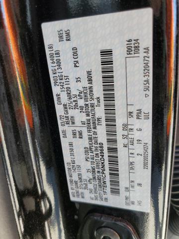 Photo 10 from auction – 2022 FORD F150 SUPER with VIN 1FTEW1CP6NKD49680