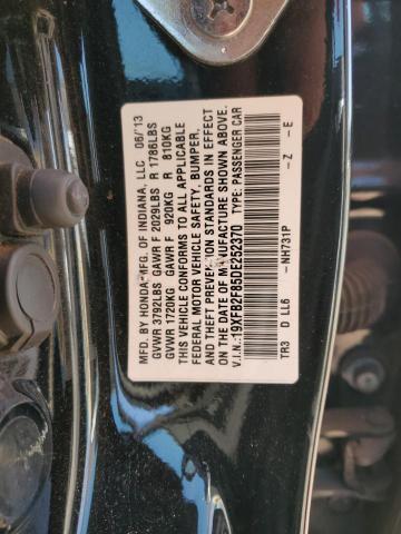 Photo 10 from auction – 2013 HONDA CIVIC EX with VIN 19XFB2F85DE252370