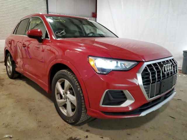 AUDI Q3 PREMIUM 2020 with VIN WA1AECF37L1036799 - Photo from auction
