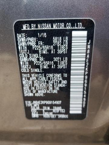Photo 10 from auction – 2016 NISSAN QUEST S with VIN JN8AE2KP9G9154907
