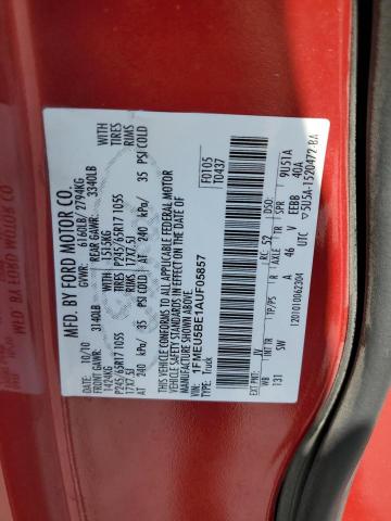 Photo 10 from auction – 2010 FORD EXPLORER S with VIN 1FMEU5BE1AUF05857