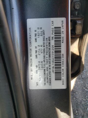 Photo 10 from auction – 2012 MAZDA 3 I with VIN JM1BL1V84C1591209