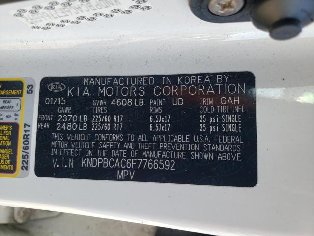 Photo 10 from auction – 2015 KIA SPORTAGE L with VIN KNDPBCAC6F7766592