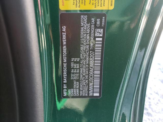Photo 10 from auction – 2021 MINI COOPER with VIN WMWWJ3C06M3M68207
