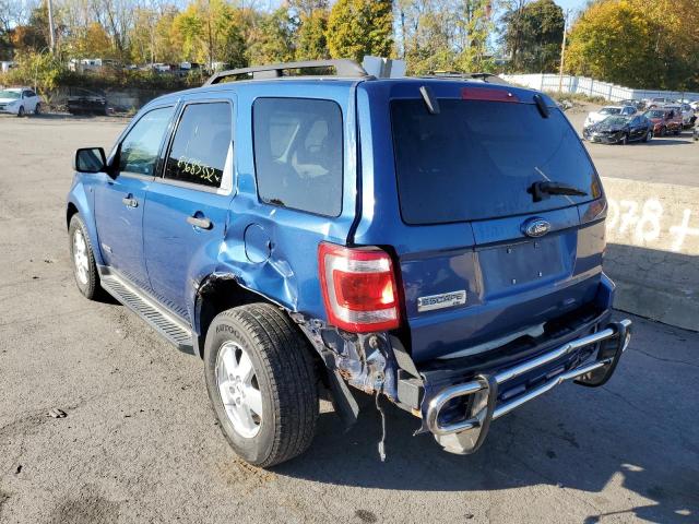 Photo 3 from auction – 2008 FORD ESCAPE XLT with VIN 1FMCU03128KC06468