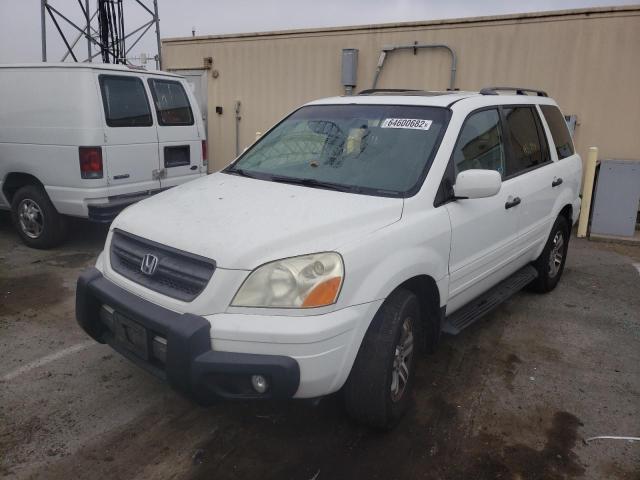 Photo 2 from auction – 2005 HONDA PILOT EXL with VIN 5FNYF18525B036787