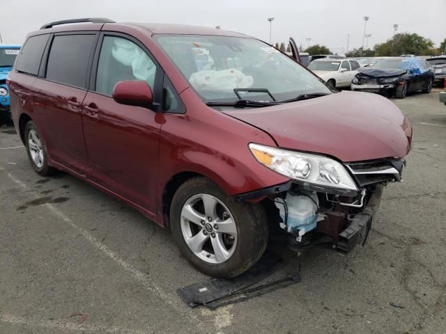 TOYOTA SIENNA LE 2018 with VIN 5TDKZ3DC3JS962294 - Photo from auction
