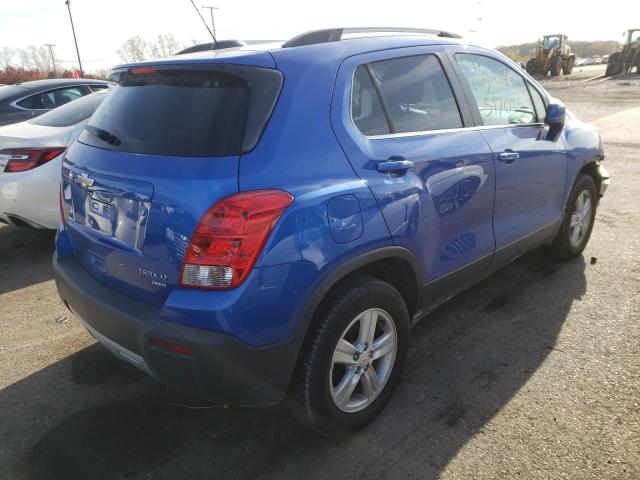 Photo 4 from auction – 2016 CHEVROLET TRAX 1LT with VIN KL7CJPSB9GB597095
