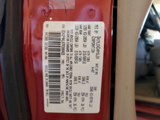 Photo 10 from auction – 2007 DODGE GRAND CARA with VIN 2D4GP44L07R308469