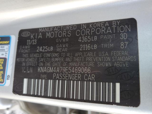 Photo 10 from auction – 2014 KIA OPTIMA LX with VIN KNAGM4A79E5469066