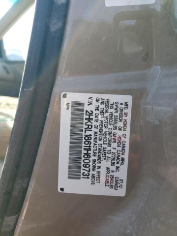 Photo 10 from auction – 2001 HONDA ODYSSEY with VIN 2HKRL18611H609731