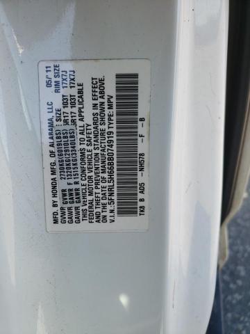 Photo 10 from auction – 2011 HONDA ODYSSEY EX with VIN 5FNRL5H66BB074919